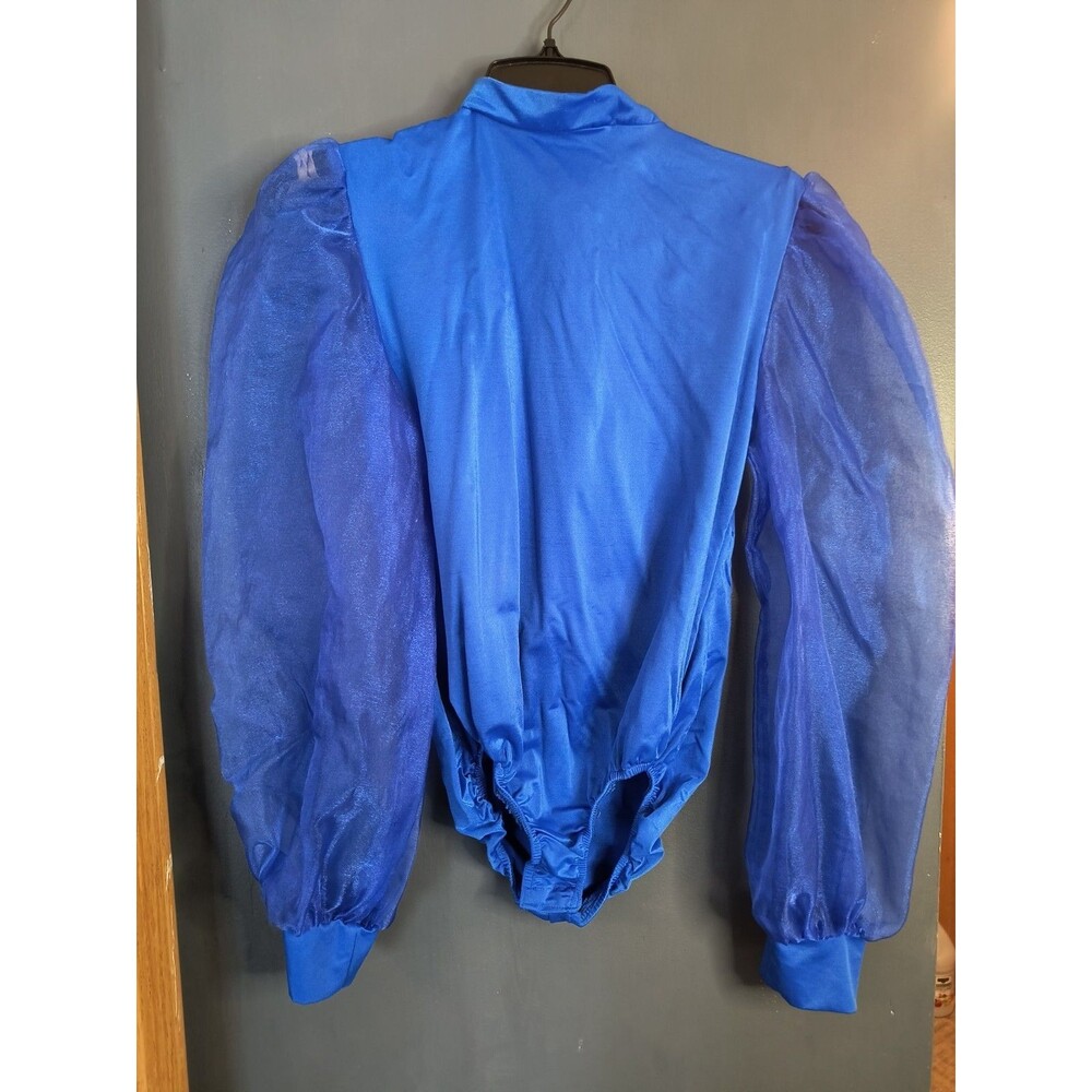 Stage Accents Dance Bodysuit Blue Youth Large